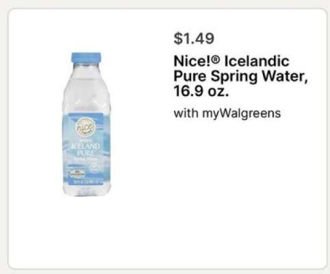 Nice!® Icelandic Pure Spring Water, 16.9 oz.