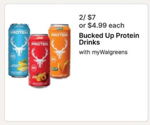 Bucked Up Protein Drinks