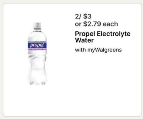 Propel Electrolyte Water*
