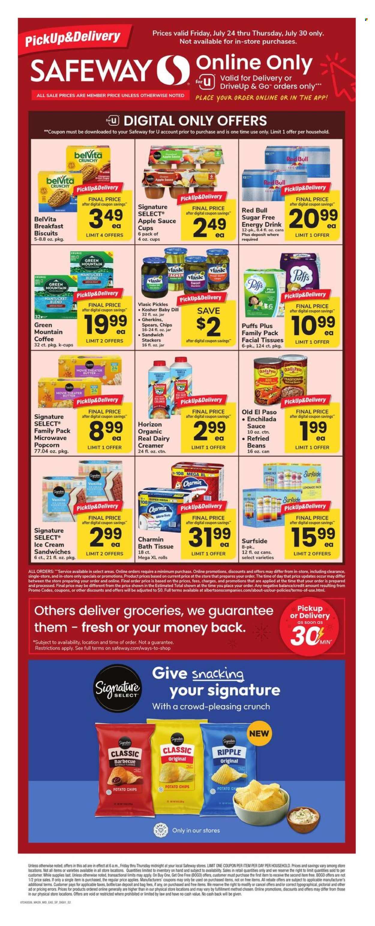 Safeway ad  - 07.24.2026 - 07.30.2026. Page 1
