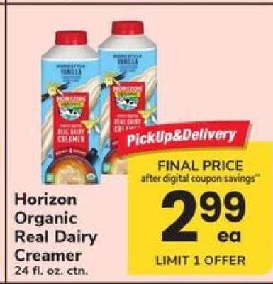 Horizon Organic Real Dairy Creamer