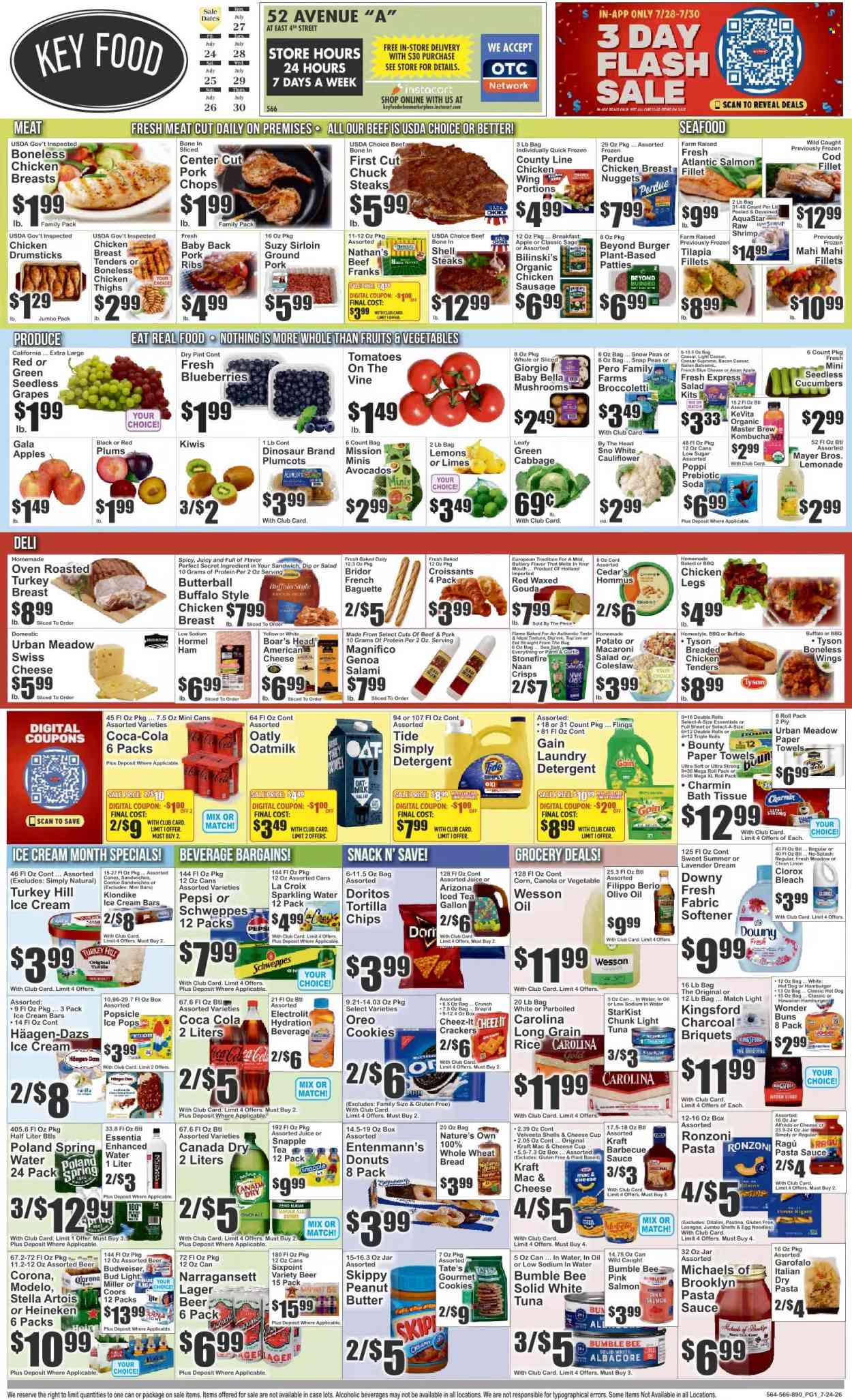 Key Food ad  - 07.24.2026 - 07.30.2026. Page 1