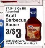 Kraft Barbecue Sauce