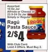 Ragú Pasta Sauce