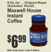 Maxwell House Instant Coffee