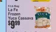 La Fe Frozen Yuca Cassava