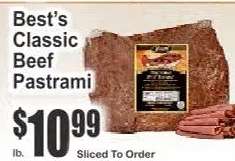 Best's Classic Beef Pastrami