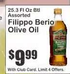 Filippo Berio Olive Oil