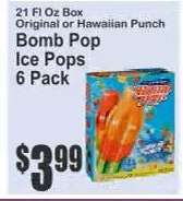 Bomb Pop Ice Pops