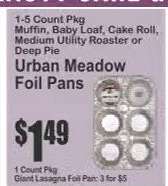 Urban Meadow Foil Pans