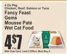 Fancy Feast Gems Mousse Paté Wet Cat Food