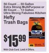 Hefty Trash Bags