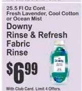 Downy Rinse & Refresh Fabric Rinse
