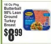 Butterball 98% Lean Ground Turkey Breast