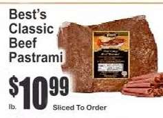 Best's Classic Beef Pastrami