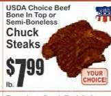 Chuck Steaks