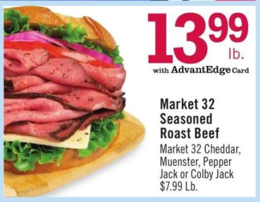 Market 32 Seasoned Roast Beef