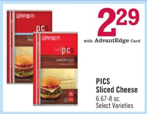 PICS Sliced Cheese