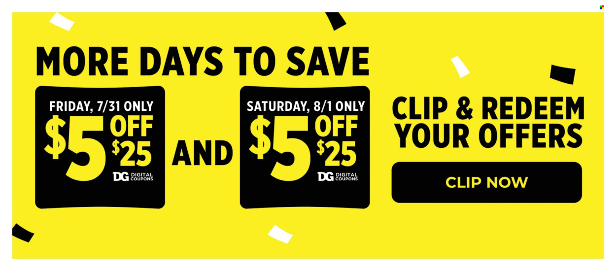 Dollar General ad  - 07.26.2026 - 08.01.2026. Page 2