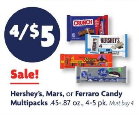 Hershey’s, Mars, or Ferraro Candy Multipacks