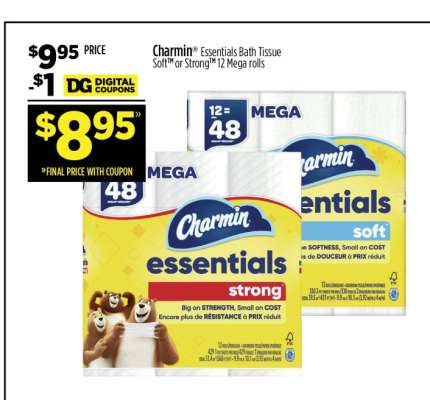Charmin Essentials Bath Tissue*