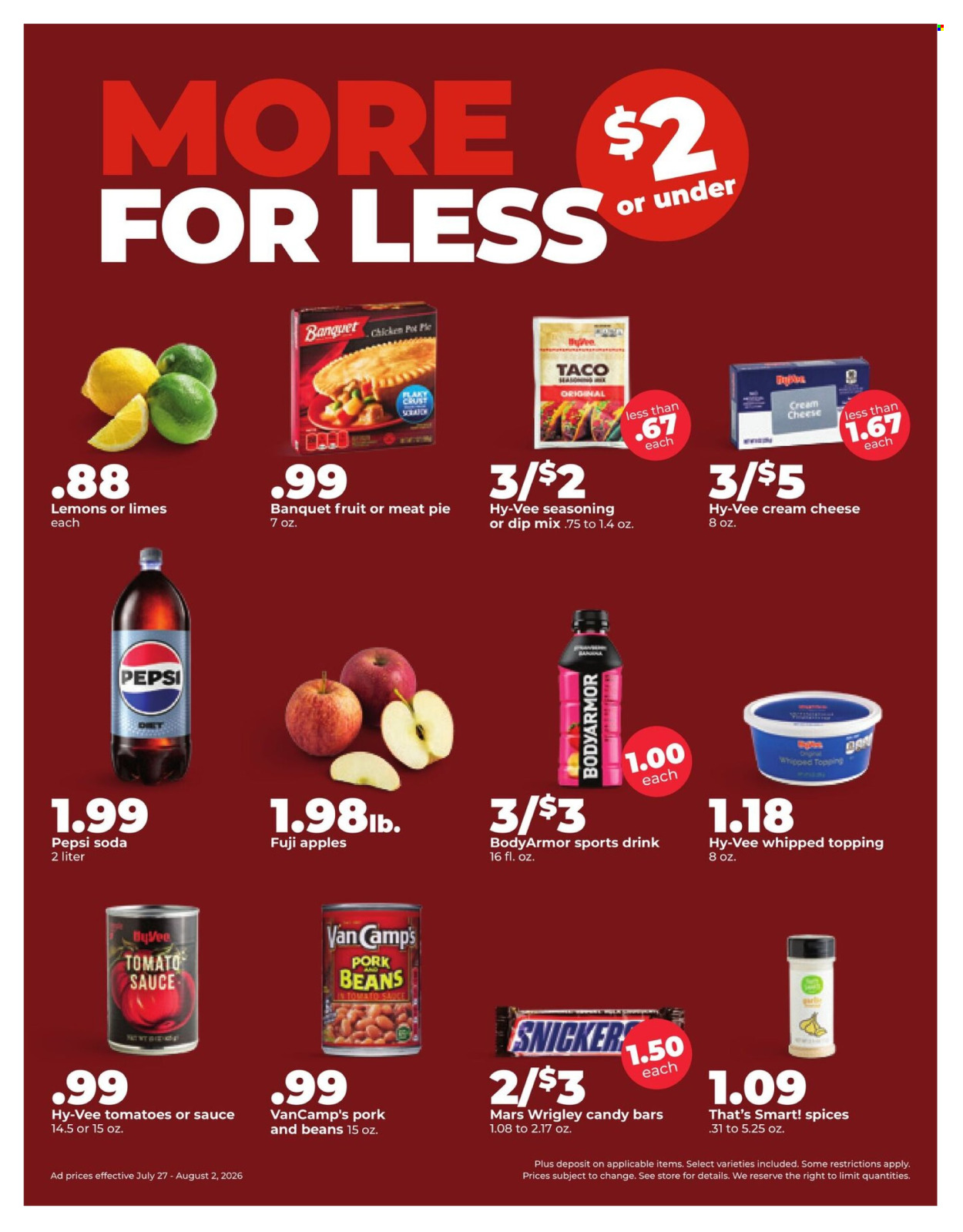 Hy-Vee ad  - 07.27.2026 - 08.02.2026. Page 3
