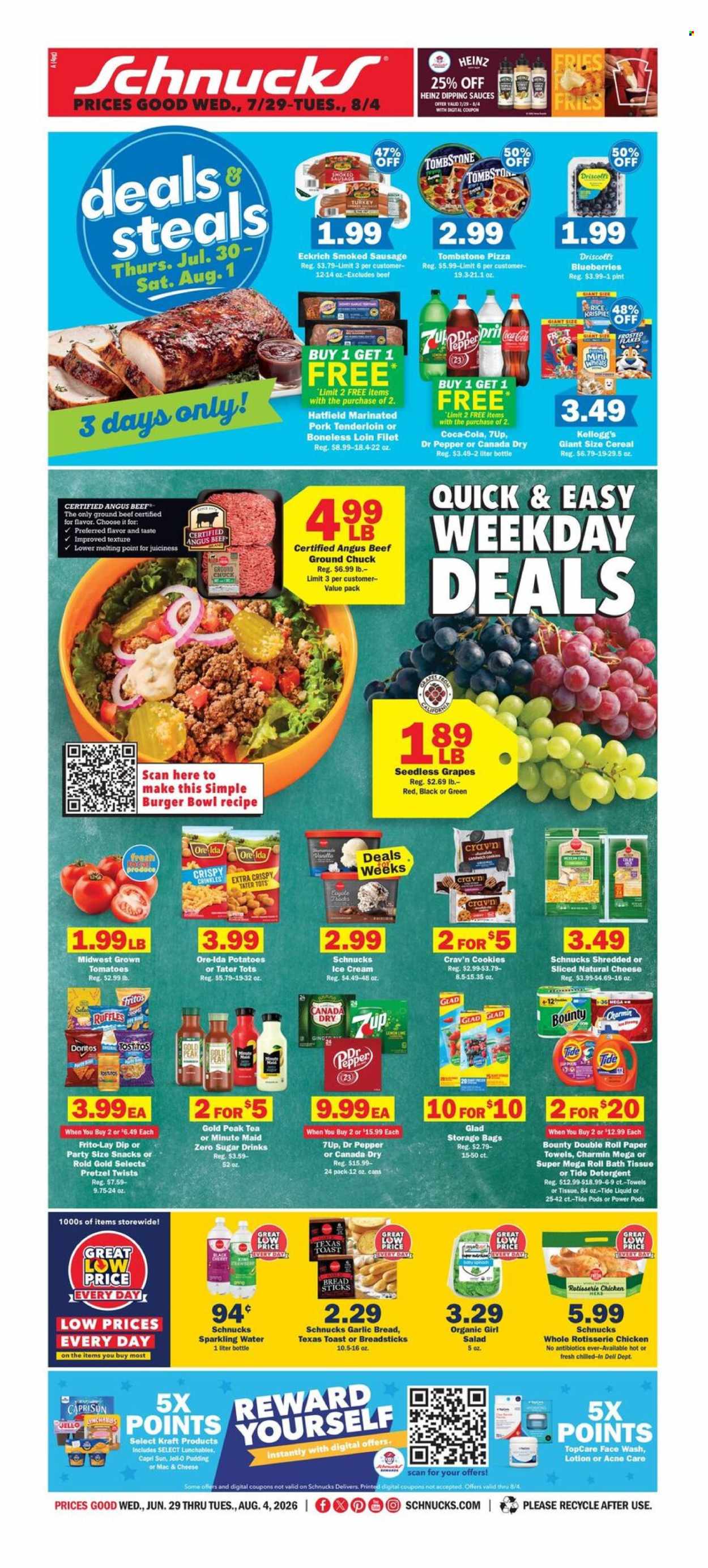 Schnucks ad  - 07.29.2026 - 08.04.2026. Page 1
