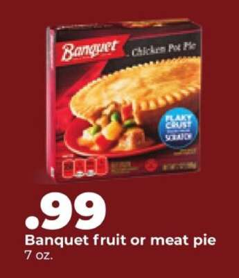 Banquet fruit or meat pie
