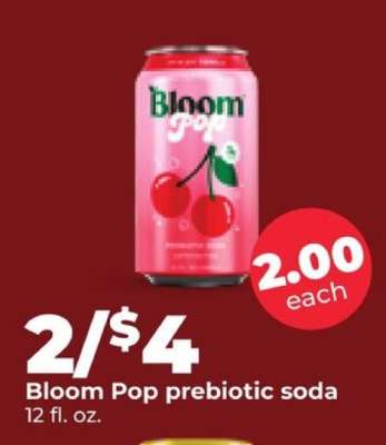 BLOOM POP PREBIOTIC SODA
