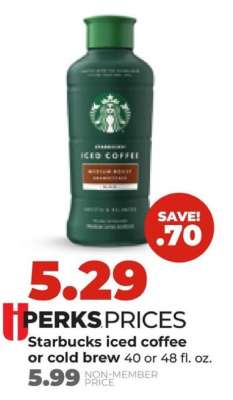 Starbucks iced coffee or cold brew