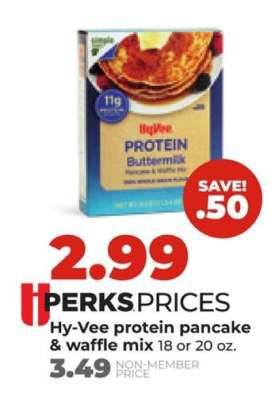 Hy-Vee protein pancake & waffle mix