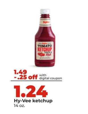 Hy-Vee ketchup