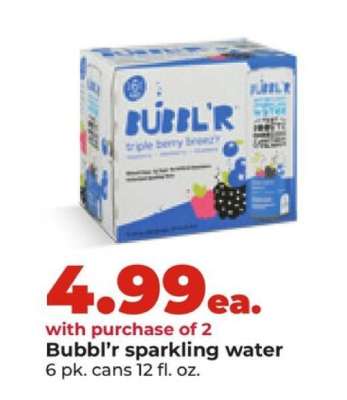 Bubbl'r sparkling water