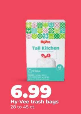 Hy-Vee trash bags