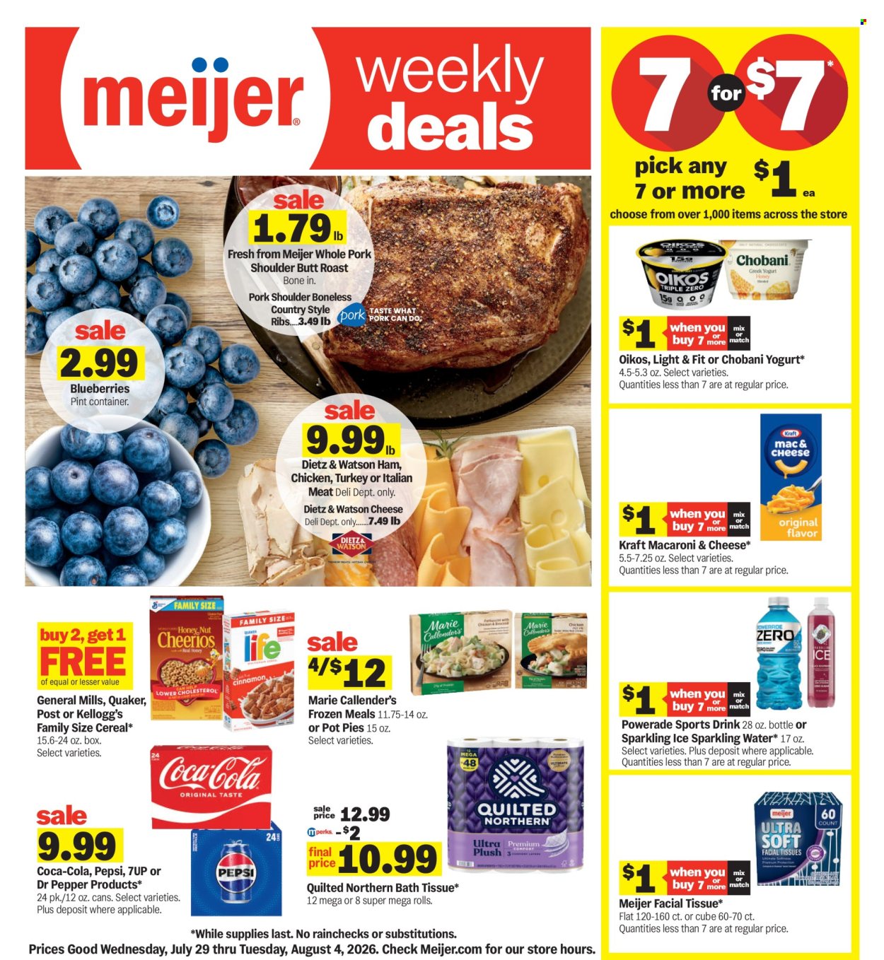 Meijer ad  - 07.29.2026 - 08.04.2026. Page 1