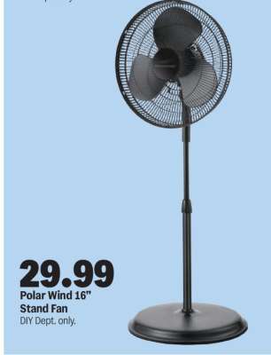 Polar Wind 16” Stand Fan