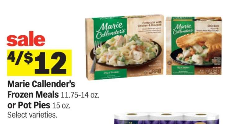 Marie Callender’s Frozen Meals or Pot Pies