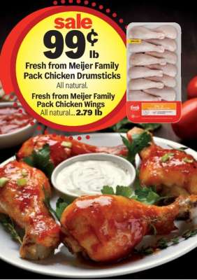 Fresh from Meijer Family Pack Chicken Drumsticks