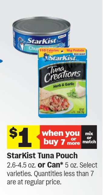 StarKist Tuna Pouch or Can