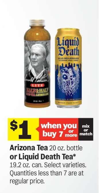 Arizona Tea or Liquid Death Tea