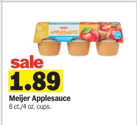 Meijer Applesauce