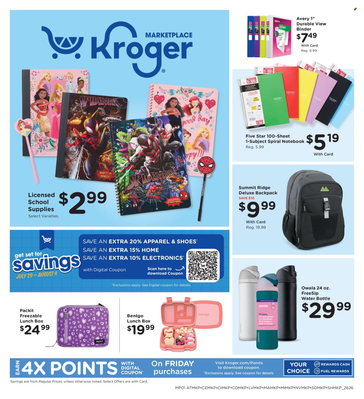 Kroger ad  - 07.29.2026 - 08.04.2026. Page 1