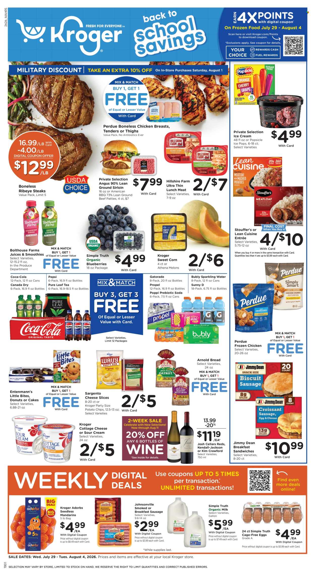 Kroger ad  - 07.29.2026 - 08.04.2026. Page 1