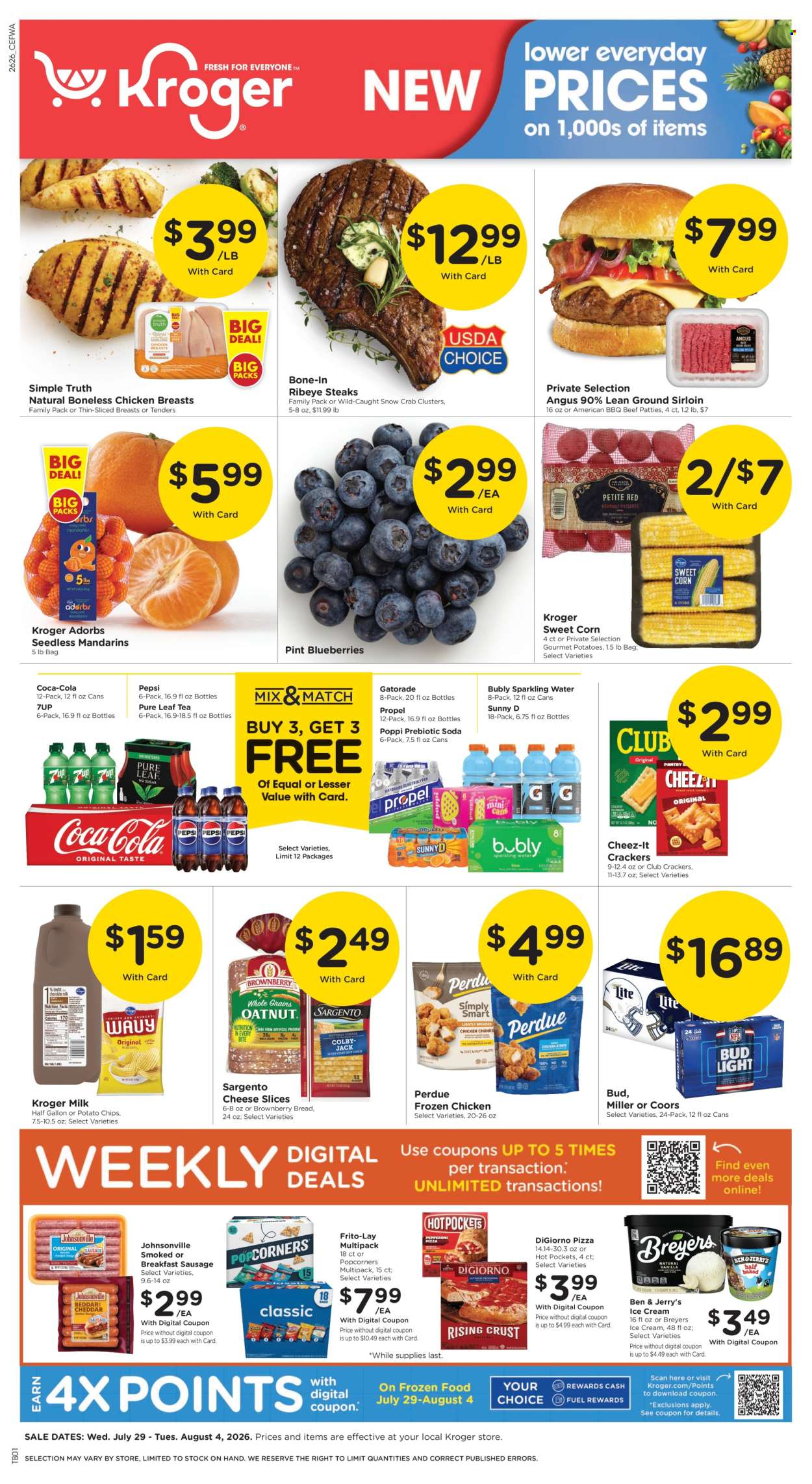 Kroger ad  - 07.29.2026 - 08.04.2026. Page 1