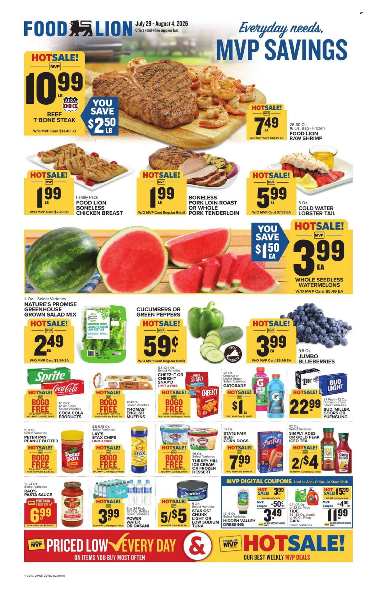 Food Lion ad  - 07.29.2026 - 08.04.2026. Page 1