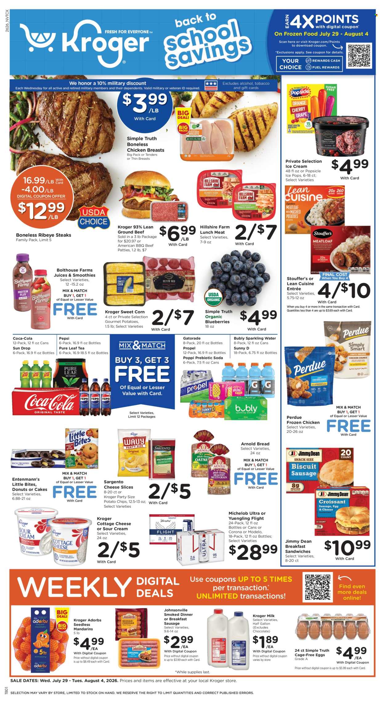 Kroger ad  - 07.29.2026 - 08.04.2026. Page 1