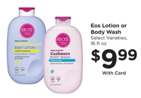 Eos Lotion or Body Wash