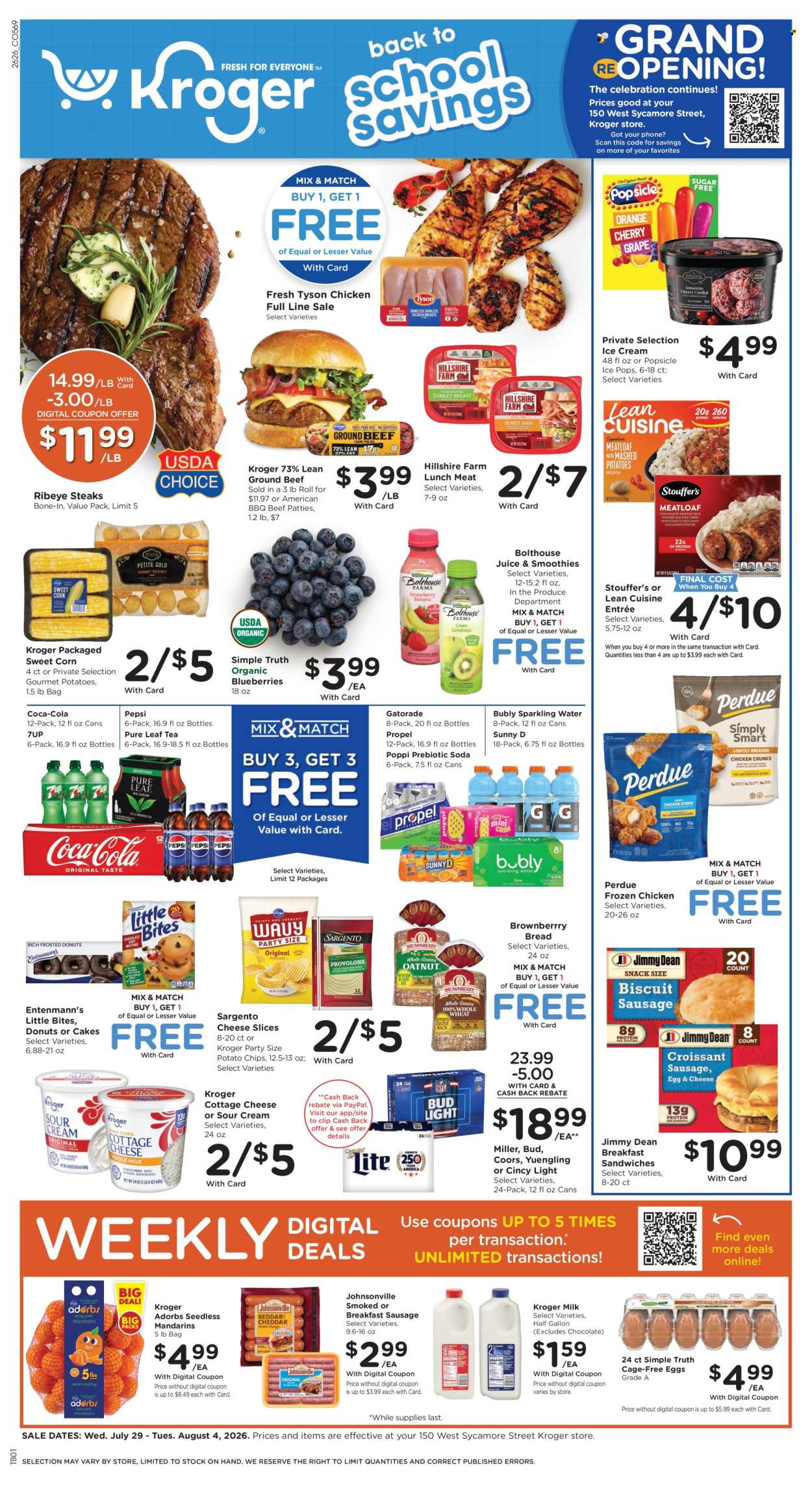 Kroger ad  - 07.29.2026 - 08.04.2026. Page 1