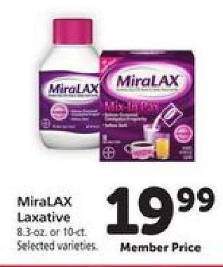Miralax Laxative