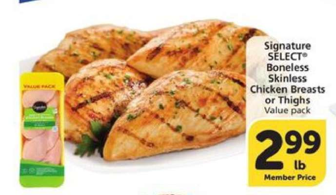 Signature SELECT Boneless Skinless Chicken Breasts or Thighs